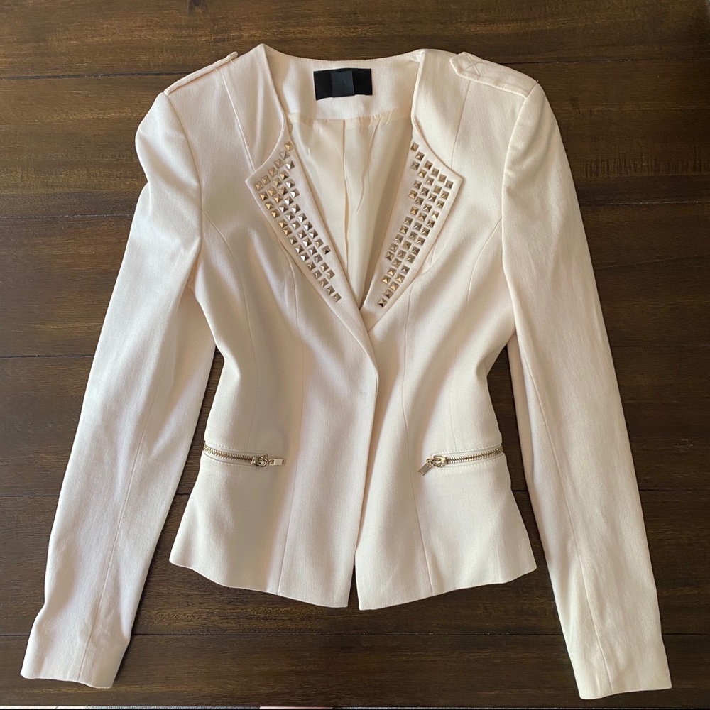 Blazer with studs